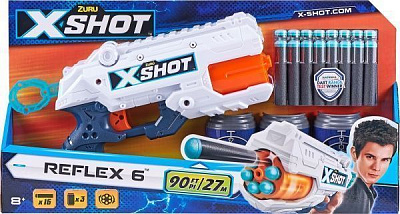 Скорострельный бластер Zuru X-Shot Excel Reflex 6 36378Z