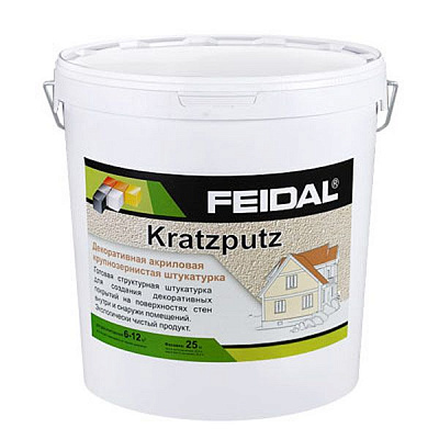 Штукатурка Feidal Kratzputz 1.5 мм 15 кг