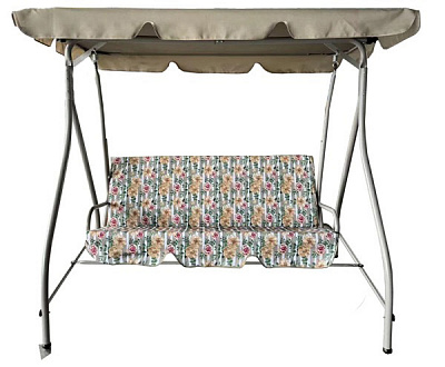 Качели UP! (Underprice) SW102 ВАЛЕРИ 1800x1160x1640 мм бежевые цветы