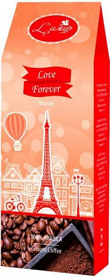 Кофе молотый Кавуська Лямур 175 г (Love Forever Brandy)