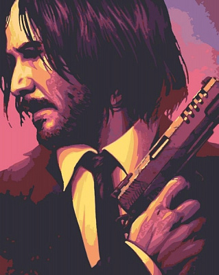 Картина за номерами Джон Уік RB-0121 40x50 см Riviera Blanca