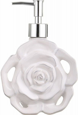 Диспенсер декоративний для рідини Троянда білий