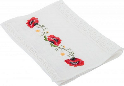 Полотенце под икону 27x90 см Галерея льна разноцветный 