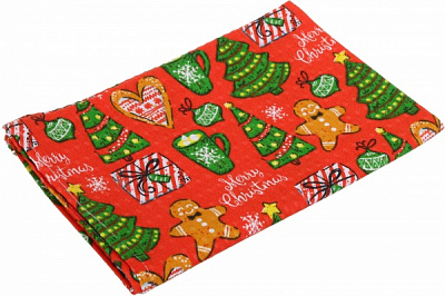 Полотенце вафельное Happy New Year 2022 45x60 см в ассортименте 