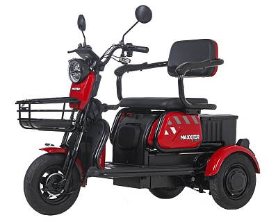 Электроскутер Maxxter ANT (Red) 500 Вт трехколесный
