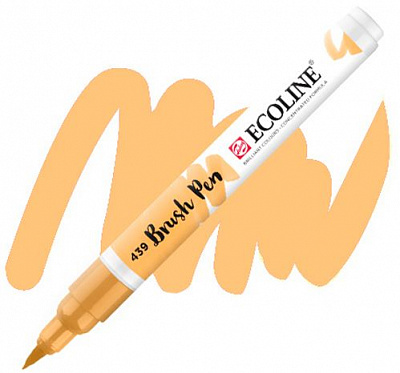 Маркер акварельний Ecoline Talens Brushpen 439 11504390 сепія світла