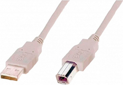 Кабель Atcom USB 2.0 AM/BM 0,8 м белый (6152) 