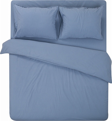 Комплект постільної білизни Natural 2 синій SoundSleep