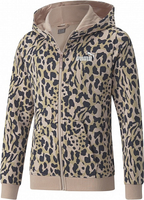 Джемпер Puma ALPHA AOP FULL-ZIP HOODIE FL G 67021847 р. 152 різнокольоровий