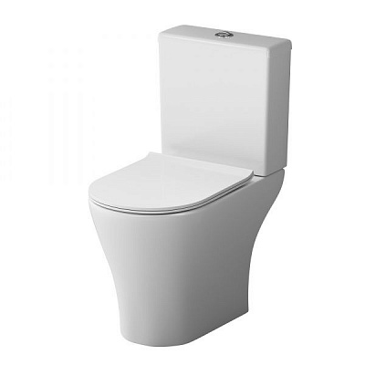 Унитаз-компакт AM.PM с сиденьем микролифт C858608SC Joy