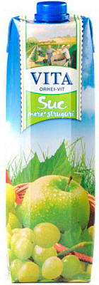 Сок Vita яблочно-виноградный 1л 