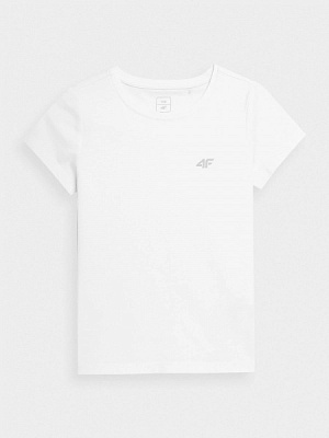 Футболка 4F TSHIRT F642 4FJMM00TTSHF642-10S р.152 білий