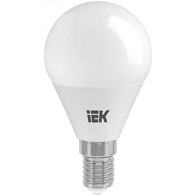Лампа светодиодная IEK ECO 3 Вт G45 матовая E14 220 В 3000 К