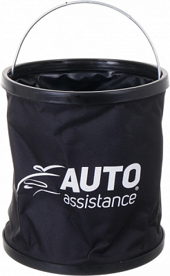Відро складане автомобільне Auto Assistance AA2577 11 л чорний