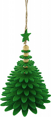 Подвеска Цветок 16 см зеленый 1220351