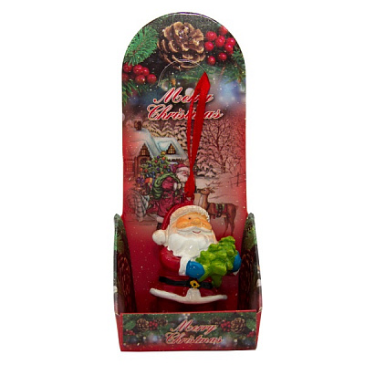 Декоративна новорічна фігура Дід Мороз 6 см