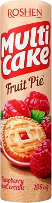 Печенье Roshen Multicake с начинкой малина-крем (4823077628672) 195 г 
