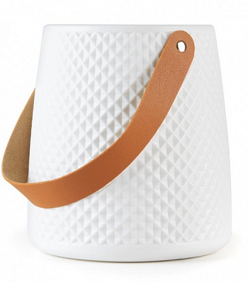 Ваза пластиковая MVM DH-FLOWERS-10 WHITE 17,5 см 