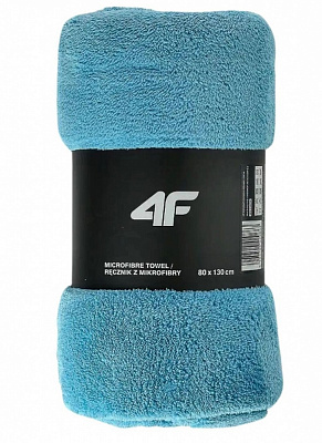 Рушник пляжний 4FWSS25ATOWU051-33S 80x130 см блакитний 4F