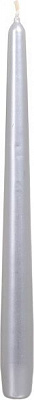 Свеча серебряный металлик Bispol