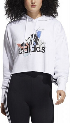 Джемпер Adidas NINI GFX HOODY GJ6546 р. XS білий