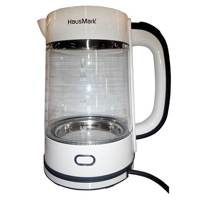 Чайник електричний Hausmark EK-09GL-WH