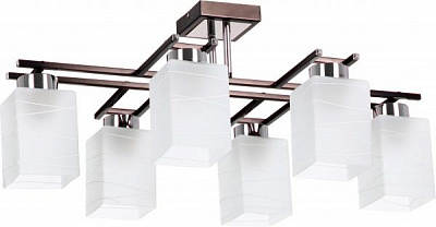 Люстра потолочная Accento lighting Antibes ALPL-PL13921-6 6x40 Вт E27 венге 