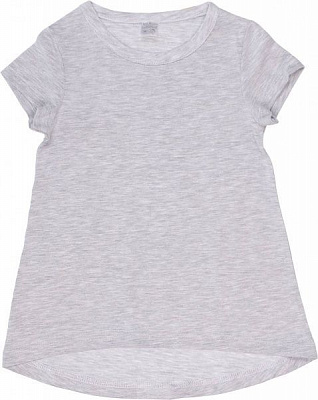Футболка для дівчаток Татошка р.128 сірий меланж 06544сер. меланж