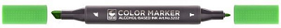 Маркер художественный STA 3202 двусторонний 0.7 / 1-7 мм STA3202-46 ярко-зеленый 