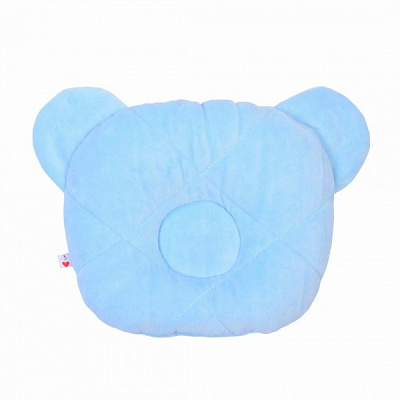 Подушка ортопедична Baby Veres Velour Blue Medium блакитний 24x27 см