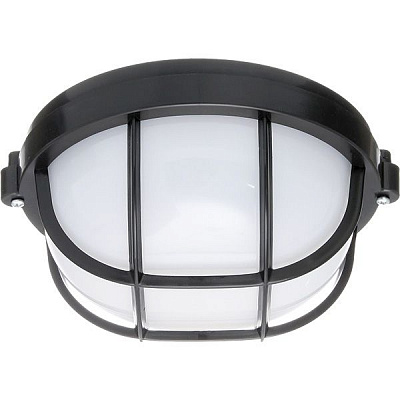 Светильник административный LED Ecostrum с решеткой 11 Вт IP65 черный ПП-1052-1/6-LED-11W 