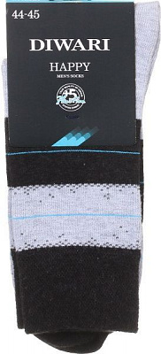 Носки Conte HAPPY 15С-23СП 047 р. 29 черный с серым 