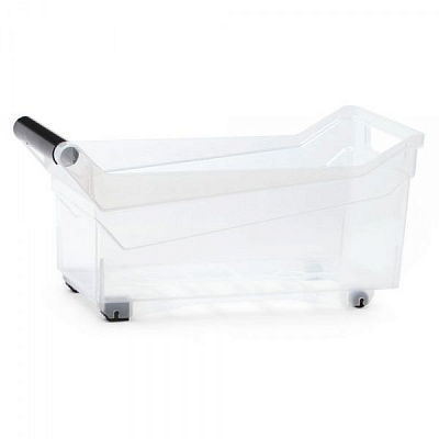 Ящик для зберігання PRP з ручкою на колесах 480х177х256 мм