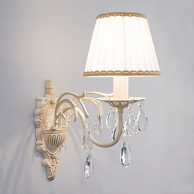 Бра Strotskis Cape Coral 1x40 Вт E14 біло-золотистий 3637/1