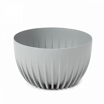 Вазон пластик MIRA BOWL круглый кремовый 3,6 л Ламела (9749171)