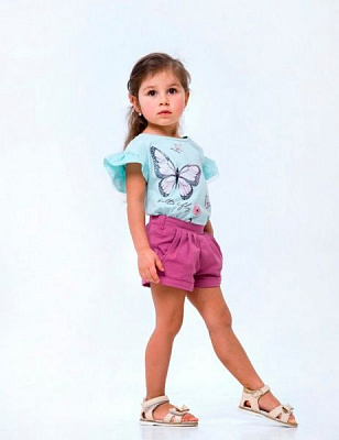 Шорти для дівчаток Smil 112309 р.98 ліловий