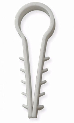 Дюбель-елка круглый 8 мм 20 шт./уп. белый 