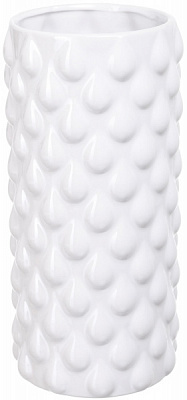 Ваза керамическая белая Fest Drop 15,3x15,3x32,1 см