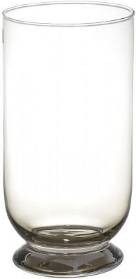 Ваза Омбре, d12хh23 см, бежевая Wrzesniak Glassworks