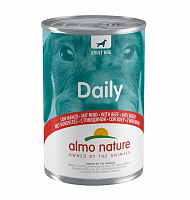 Консерва для дорослих собак для усіх порід Almo Nature Daily Menu з яловичиною 400 г