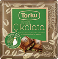 Шоколад Torku молочный с фисташками 70 г (8690120041476)
