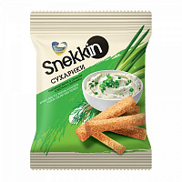 Сухарики Snekkin пшенично-житні зі смаком 