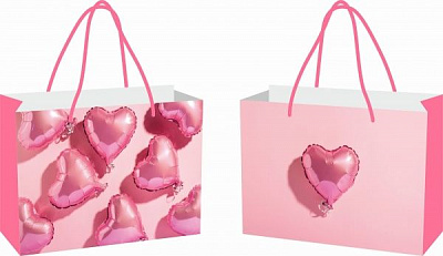 Пакет подарочный бумажный Life 16х23х8 см