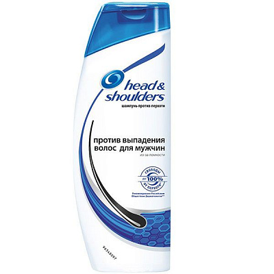 Шампунь 2 в 1 Head & Shoulders Проти випадання волосся для чоловіків 400 мл