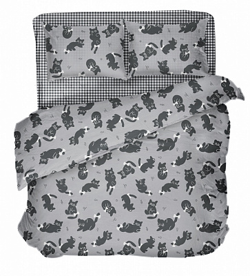 Комплект постільної білизни 2.0 PAWSY мультиколор Luna