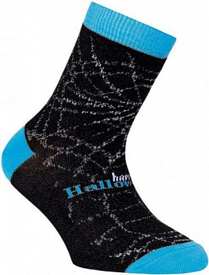 Носки детские Conte-Kids 17С-22СП р.20 черно-голубой 