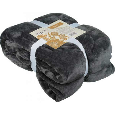 Плед La Nuit Basic dark grey 200x220 см