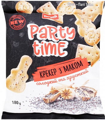 Крекер Yarych Party Time с маком 180 г