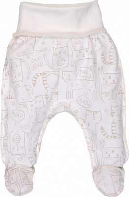 Ползунки Татошка р.50 белый 0306207мкт 