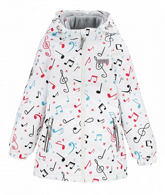 Куртка детская для девочек JOIKS р.104 белый EW-70/104 